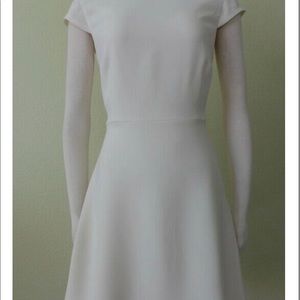 Theory Cap Sleeve Crepe Dress